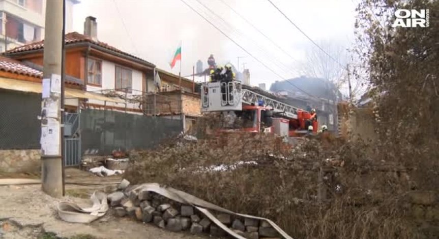 Голям пожар горя в старинния квартал 