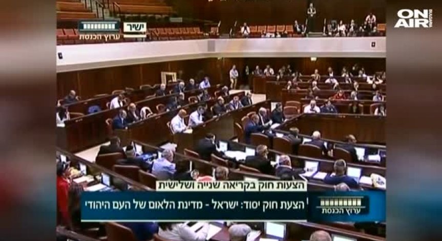 Израел даде право на самоопределение единствено на евреите