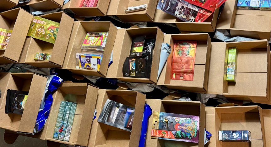 Акция срещу наркотиците, продавани онлайн.