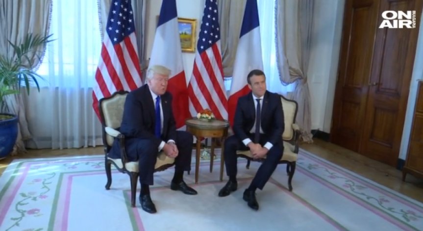 Тръмп и Макрон нищиха ядрената програма на Иран и кризата в Сирия