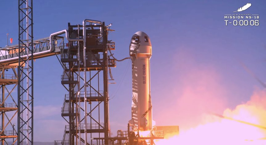 Безос изпрати първия си екипаж до ръба на Космоса от 2022 г.