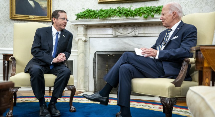 Байдън и президентът на Израел се борят за стабилност в Близкия изток