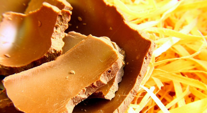 Шоколадово яйце без захар за Великден