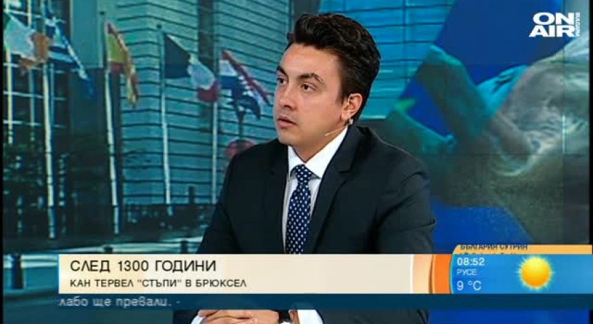 Българско училище в Брюксел се сдоби със скулптура на Кан Тервел