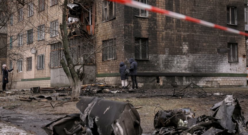 Масирана руска атака към Украйна, сутрешни ракетни удари в Киев