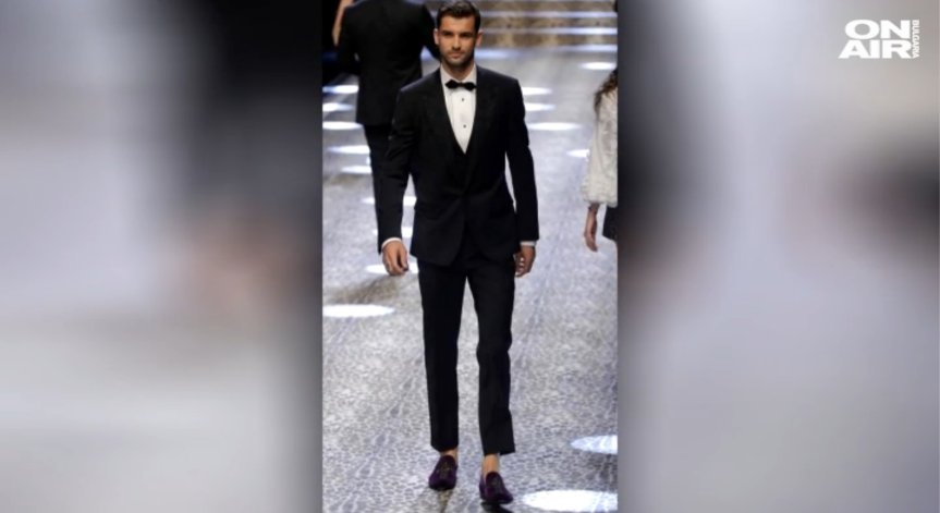 Григор Димитров дефилира за Dolce & Gabbana