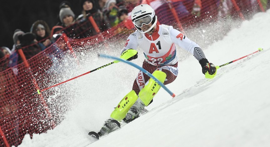 Алберт Попов пети във втория манш в Шладминг, завърши 19-и в слалома
