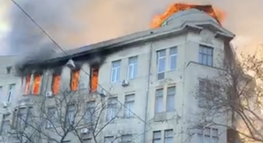 Голям пожар в Одеса - 14 безследно изчезнали