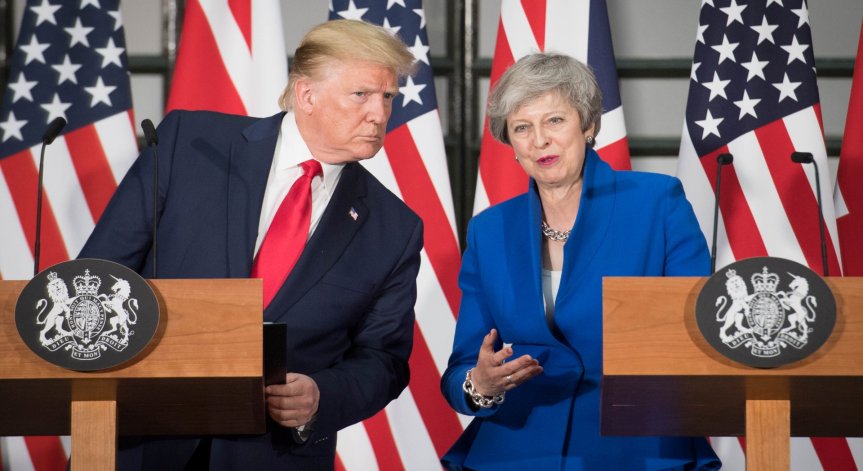 Тръмп с остри реплики към Мей и политиката ѝ относно Brexit