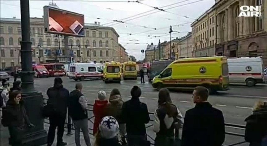 Един от атентаторите в Санкт Петербуг е задържан