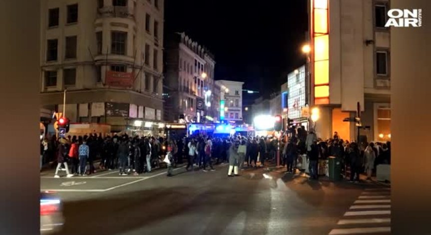71 задържани след протестни безредици в Брюксел