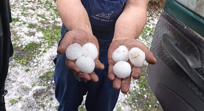 След унищожителните градушки започва опис на щетите