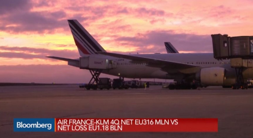 Air France-KLM отчита спад на печалбата
