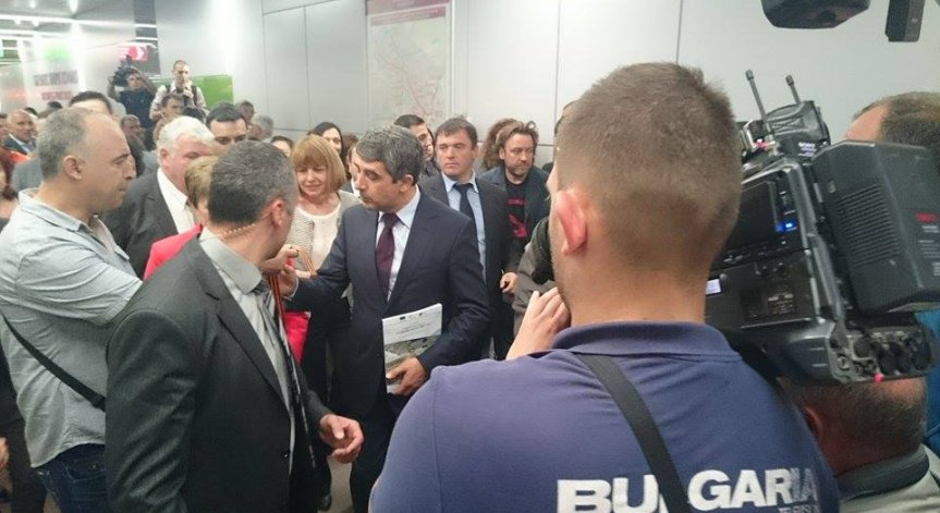 Висши държавници откриха новия лъч на метрото