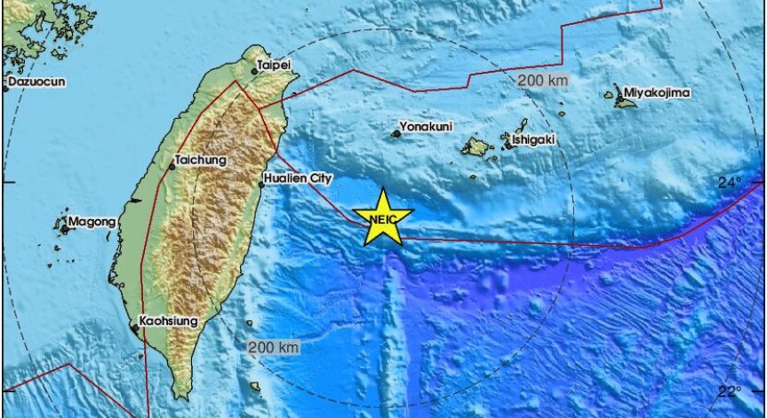 Земетресение от 5 по Рихтер разклати Тайван