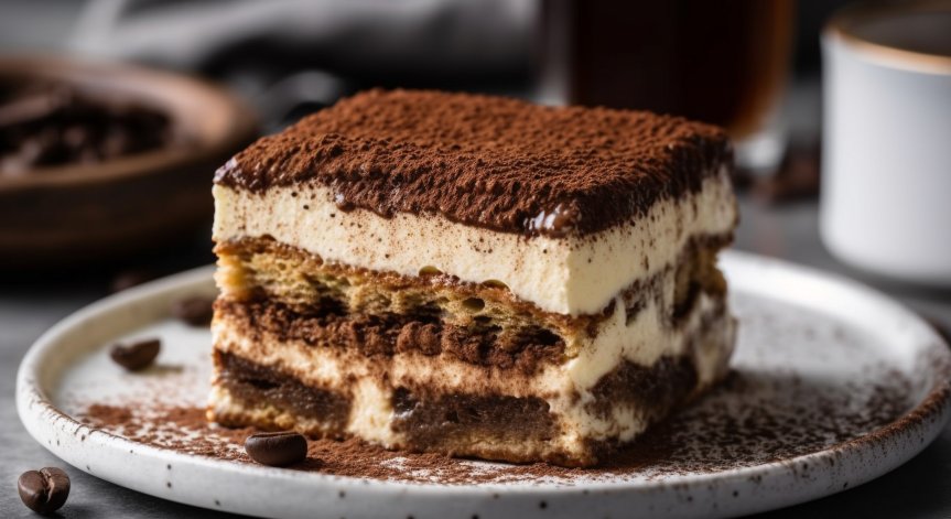 Класическо тирамису с неочаквано допълнение за празничен вкус.