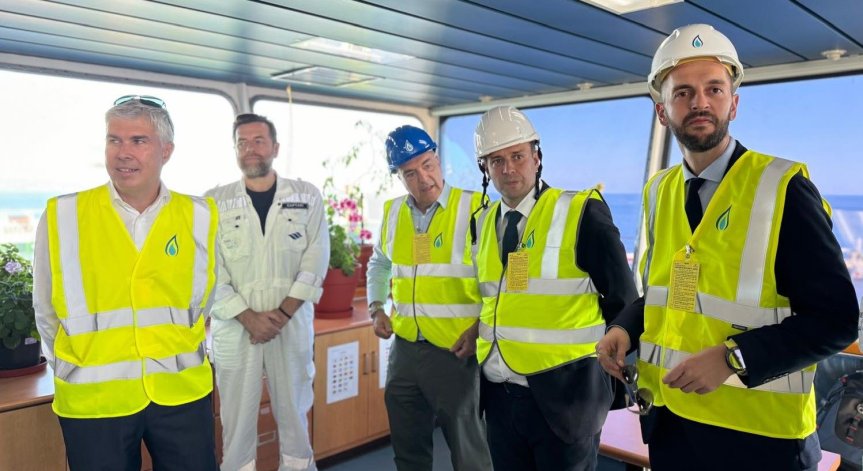 Министър Малинов поясни, че газът, който получаваме днес, е с произход Норвегия. 