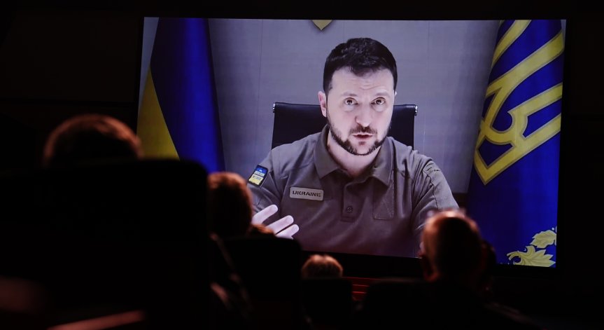 Зеленски: Трябва ни нов Чаплин, който да докаже, че киното не е нямо пред войната
