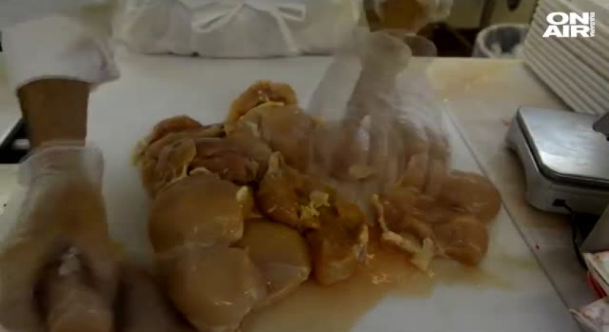 50 тона пилешко месо със салмонела са засечени на пазара у нас