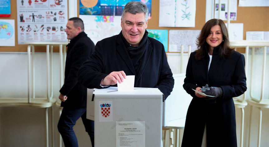 Втори тур на президентските избори в Хърватия