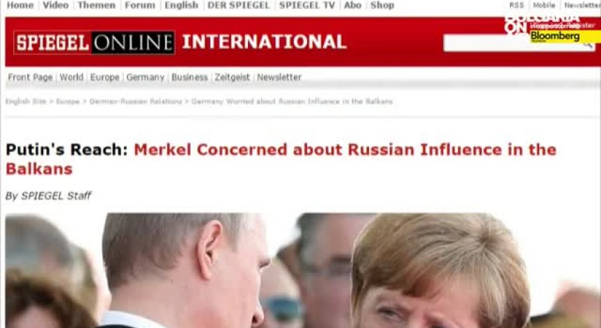 Spiegel: Руската инвазия на Балканите притеснява Меркел 