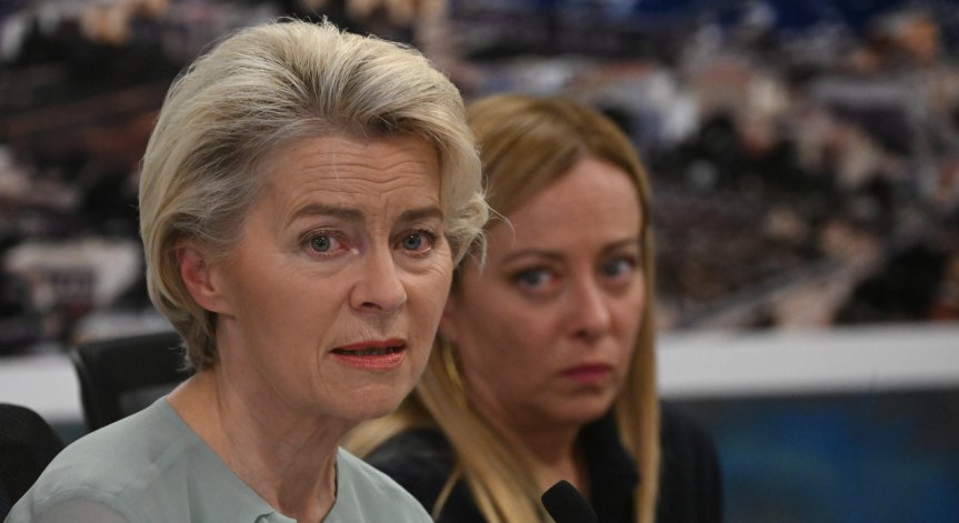 Урсула Фон дер Лайен обеща помощ на Италия за нелегалната миграция