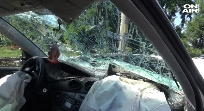 Задържаният за катастрофата край Пловдив, не е шофирал колата