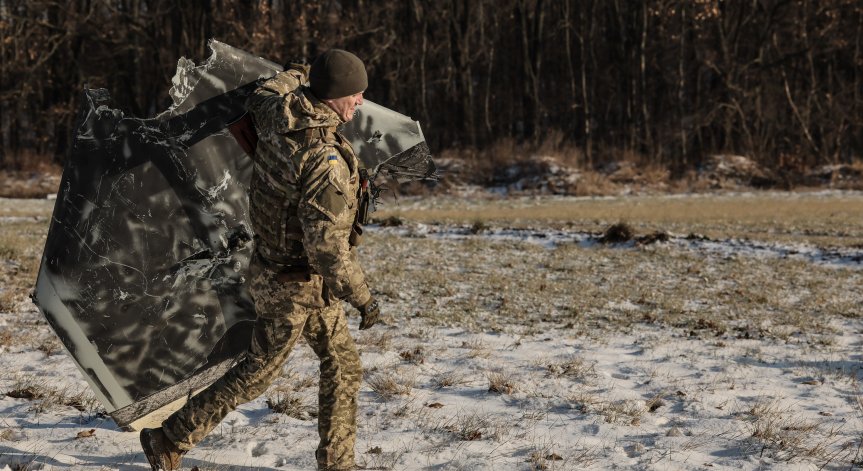 Украински военни за пръв път свалиха 