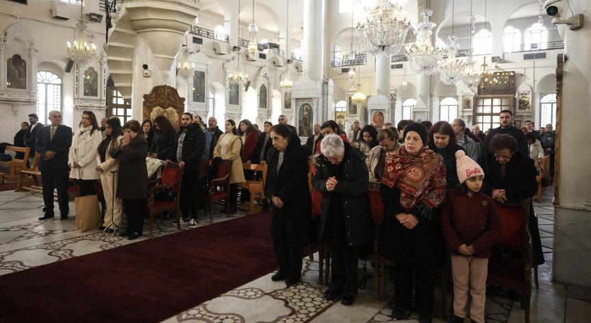 В Сирия имаше и протести на християни заради изгарянето на коледна елха.