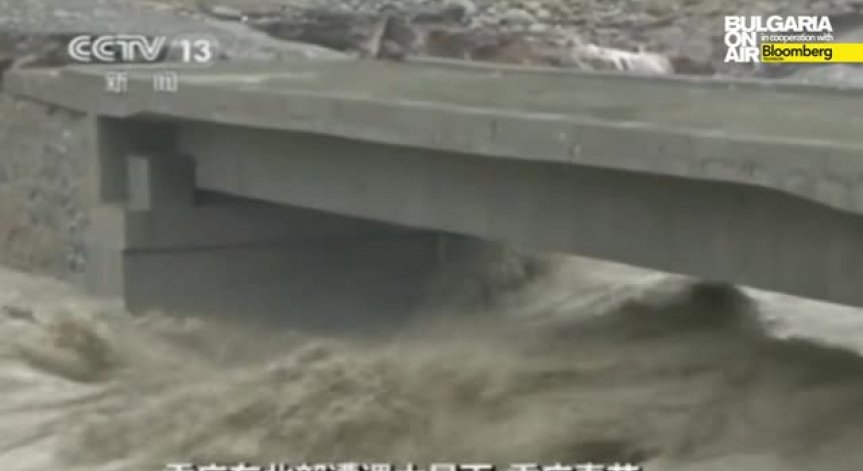 Поройните дъждове в Китай взеха жертви