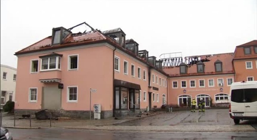 Горя център за бежанци в Германия