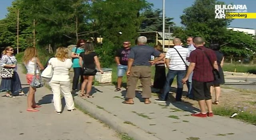 Жителите на Аспарухово излязоха на протест