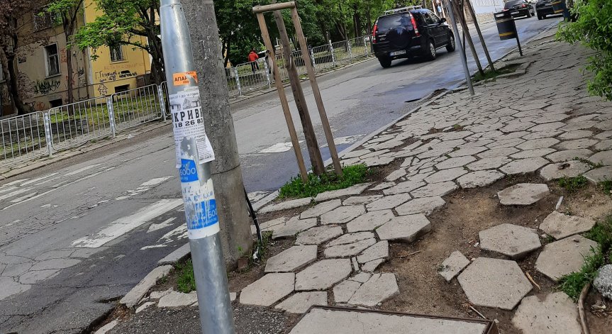 В Helpbook получихме редица сигнали за разбити тротоари в столицата