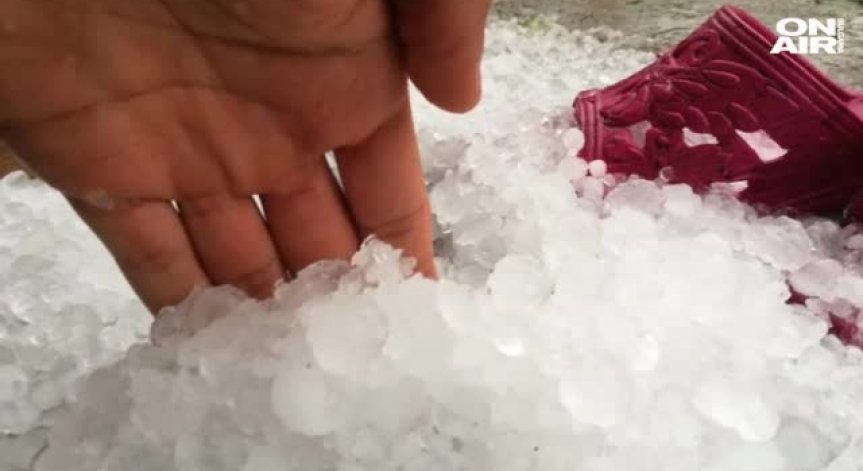 Градушка опустоши Карловско! Земеделската продукция е брак