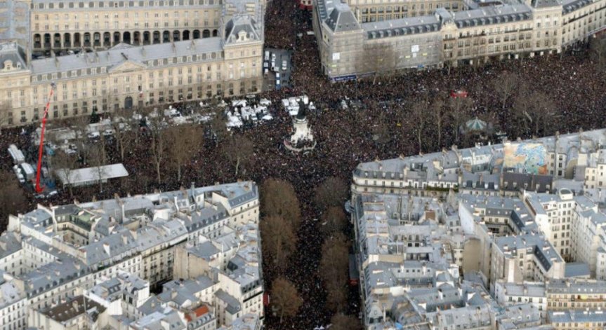 Над 3,5 млн. французи участваха в Републиканския марш