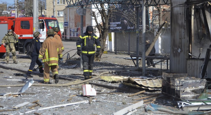 Масиран руски обстрел разтърси Херсон