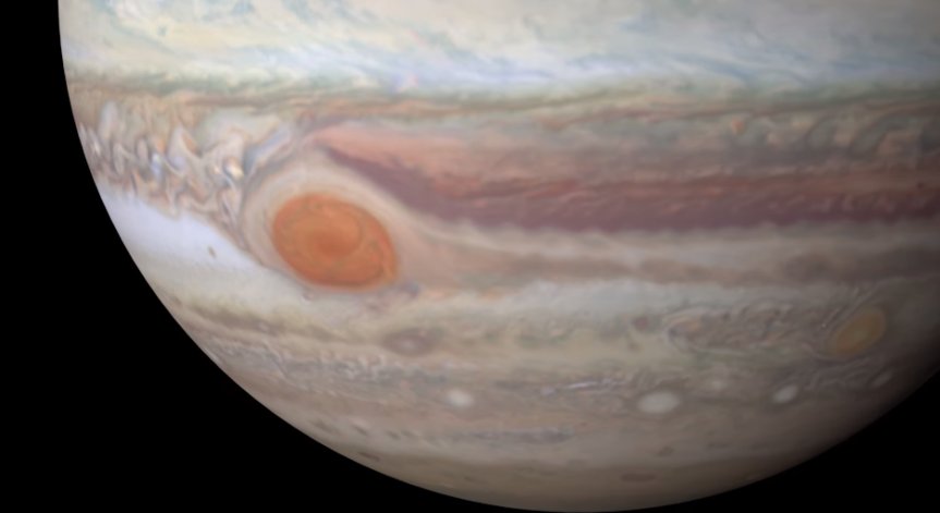 Легендарният телескоп Hubble изпрати нови 4K снимки на Юпитер