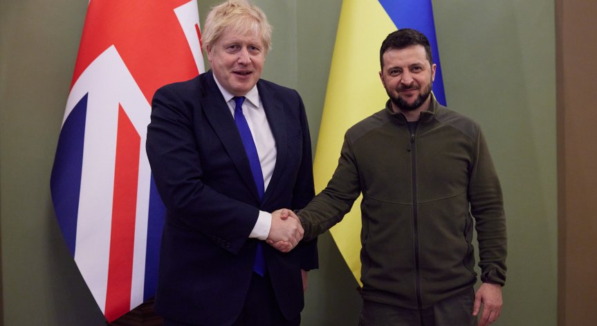 Джонсън към Зеленски: Украйна показа 