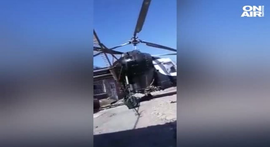 Селскостопански хеликоптер се разби върху покрив на къща в Свищов