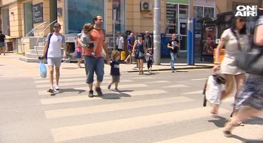 Пътна маркировка по английски модел изграждат в София