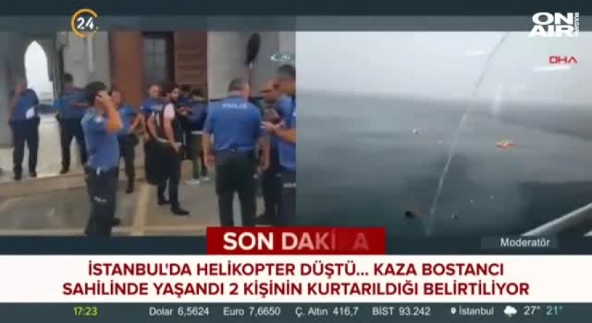 Хеликоптер се разби на Босфора - загинал е вицепрезидентът на 