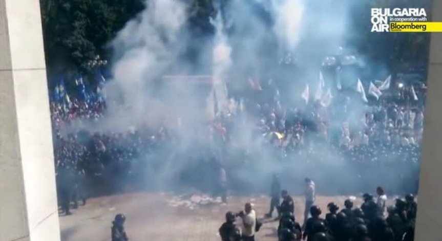 Член на доброволчески батальон е заподозрян за взрив на протестите в Киев