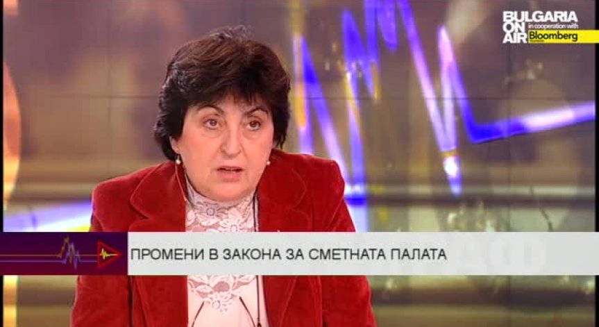 Председателката на Сметната палата Лидия Руменова пред Полиграф-а на Светла Петрова