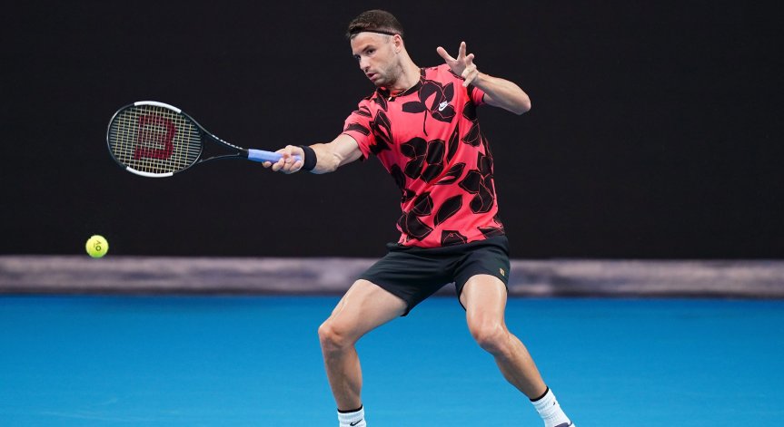 Гришо обра погледите с екипа си на Australian Open, обичал да експериментира