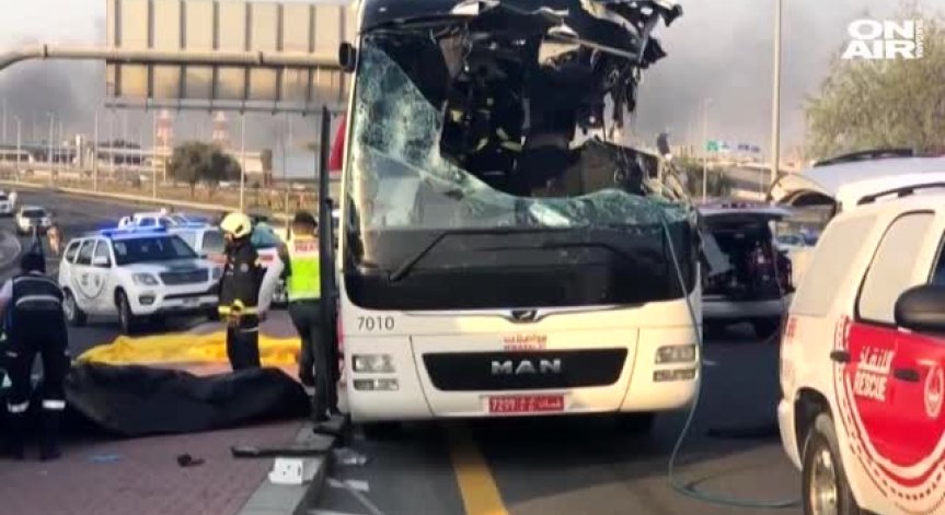 17 загинали и няколко ранени при тежка катастрофа в Дубай