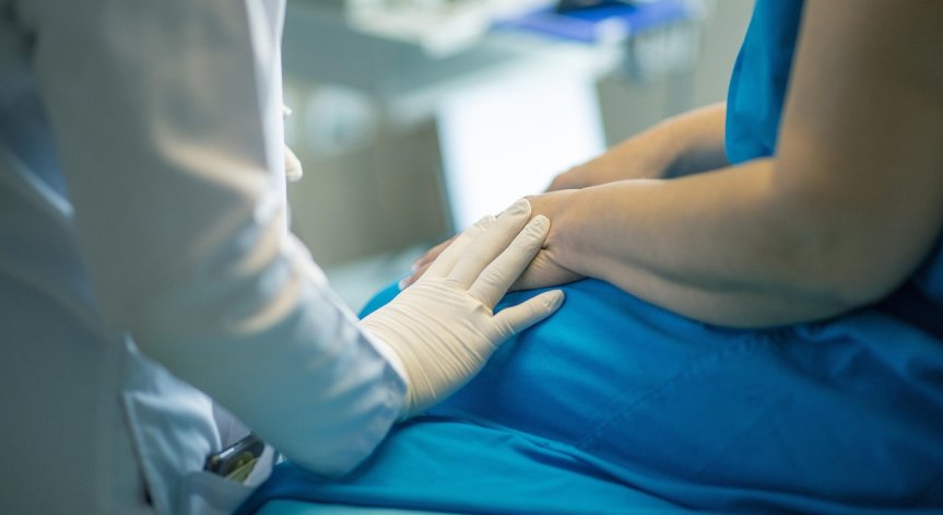 Първоначално лекарите мислели, че жената има тумор.