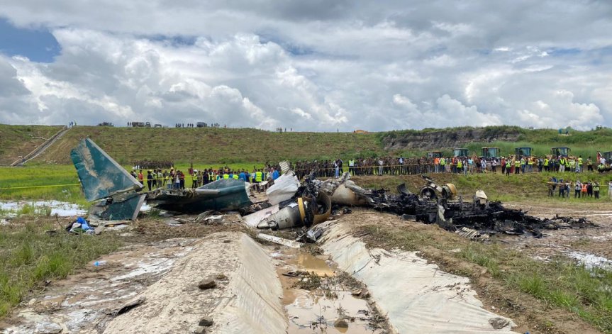 По предварителни данни самолетът е изпълнявал тренировъчен полет.