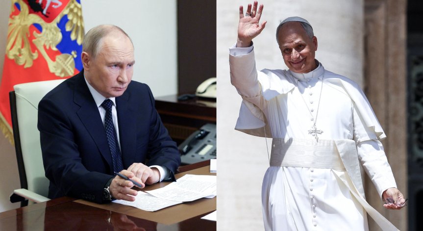 Папата и Путин засегнаха глобални християнски каузи.