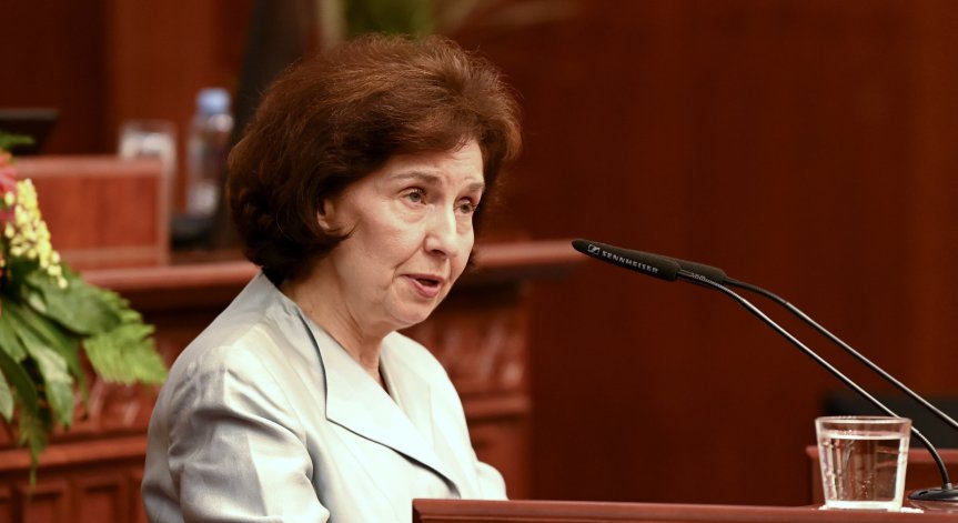 Президентът на Северна Македония говори пред ТВ 21.