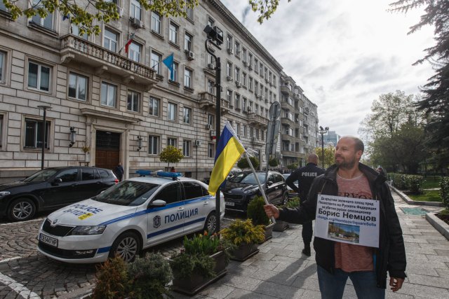 Снимка Димитър Кьосемарлиев Bulgaria ON AIR Знамето на Украйна ще